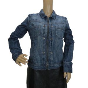 DKNY Rivet Detailed Jean Jacket